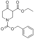 Structure of 4-OXO-PIPERIDINE-1,3-DICARBOXYLIC ACID 1-BENZYL ESTER 3-ETHYL ESTER