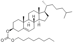 Structure of CHOLESTEROL N-OCTYL CARBONATE