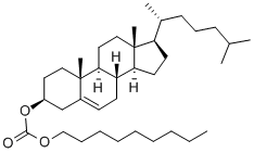 Structure of CHOLESTEROL N-NONYL CARBONATE