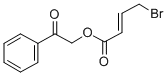 Structure of PHENACYL 4-BROMOCROTONATE