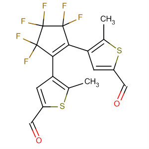 Structure of 2-Thiophenecarboxaldehyde,4,4'-(3,3,4,4,5,5-hexafluoro-1-cyclopentene-1,2-diyl)bis[5-methyl-