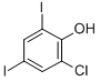 2-Chloro-4,6-diiodophenol结构式