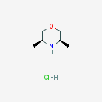 Structure of (3R,5S)-3,5-dimethylmorpholine hydrochloride