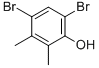 Structure of 4,6-DIBROMO-2,3-DIMETHYLPHENOL