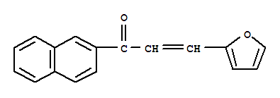 Structure of 3-(furan-2-yl)-1-(naphthalen-2-yl)prop-2-en-1-one