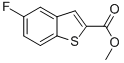 Structure of 5-FLUORO-BENZO[B]THIOPHENE-2-CARBOXYLIC ACID METHYL ESTER
