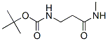 CARBAMIC ACID [3-(METHYLAMINO)-3-OXOPROPYL]-,TERT-BUTYL ESTER结构式