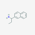 Structure of a-Ethyl-2-naphthalenemethanamine