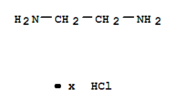 Structure of ethylenediamine hydrochloride
