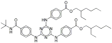 Structure of DIETHYLHEXYL BUTAMIDO TRIAZONE