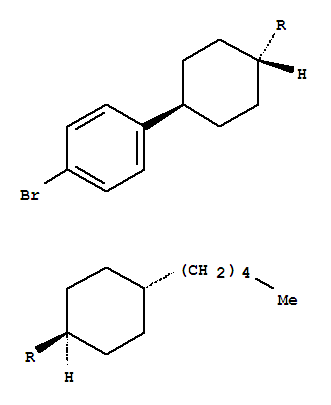 戊基双环己基溴苯结构式