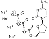 Structure of DDCTP-ALPHA-S SODIUM SALT