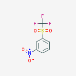 Structure of 3-(Trifluoromethylsulfonyl)nitrobenzene