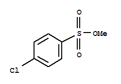Structure of 4-Chlorobenzene-sulfonmethyl-ester