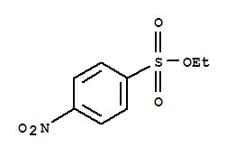 Benzenesulfonic acid, 4-nitro-, ethyl ester结构式