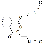 4-Cyclohexene-1,2-dicarboxylic acid bis(2-isocyanatoethyl) ester结构式
