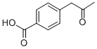 Structure of (4-CARBOXYPHENYL)ACETONE
