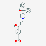 Structure of FEXOFENADINE, METHYL ESTER