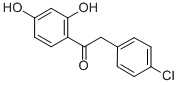 Structure of 2-(4-Chlorophenyl)-1-(2,4-dihydroxyphenyl)ethanone