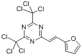Structure of 2-[2-(FURAN-2-YL)VINYL]-4,6-BIS(TRICHLOROMETHYL)-1,3,5-TRIAZINE