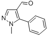 Structure of 1-METHYL-5-PHENYL-1H-PYRAZOLE-4-CARBALDEHYDE