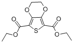 Structure of Thieno[3,4-b]-1,4-dioxin-5,7-dicarboxylic acid, 2,3-dihydro-, diethyl ester