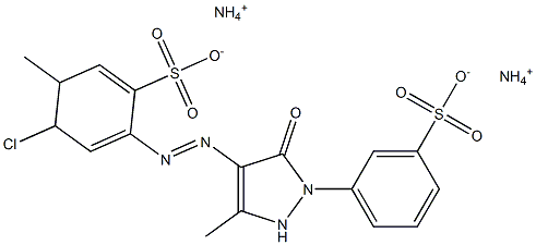 Structure of Pigment Yellow 191:1