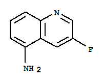 Structure of 5-Quinolinamine,3-fluoro-