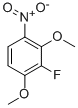 Structure of 2-FLUORO-1,3-DIMETHOXY-4-NITROBENZENE