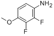 Structure of Benzenamine,2,3-difluoro-4-methoxy-