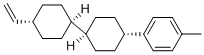 Structure of 1-Methyl-4-(4-trans-vinyl-[1,1′-bicyclohexyl]-4′-trans-yl)-benzol