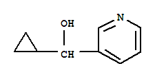 Structure of 3-Pyridinemethanol, a-cyclopropyl-