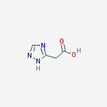 Structure of 1H-1,2,4-Triazole-5-acetic acid