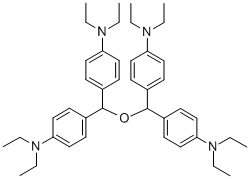 Structure of BIS[BIS[4-(DIETHYLAMINO)PHENYL]METHYL] ETHER