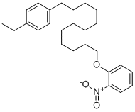 Structure of [12-(4-ETHYLPHENYL)DODECYL] 2-NITROPHENYL ETHER