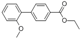 Structure of 2-METHOXY-BIPHENYL-4-CARBOXYLIC ACID ETHYL ESTER