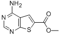 4-氨基噻吩并[2,3-D]嘧啶-6-羧酸甲酯结构式