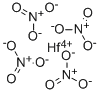 Structure of hafnium tetranitrate