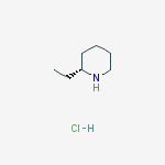 Chemical structure of (R)-2-Ethylpiperidine hydrochloride