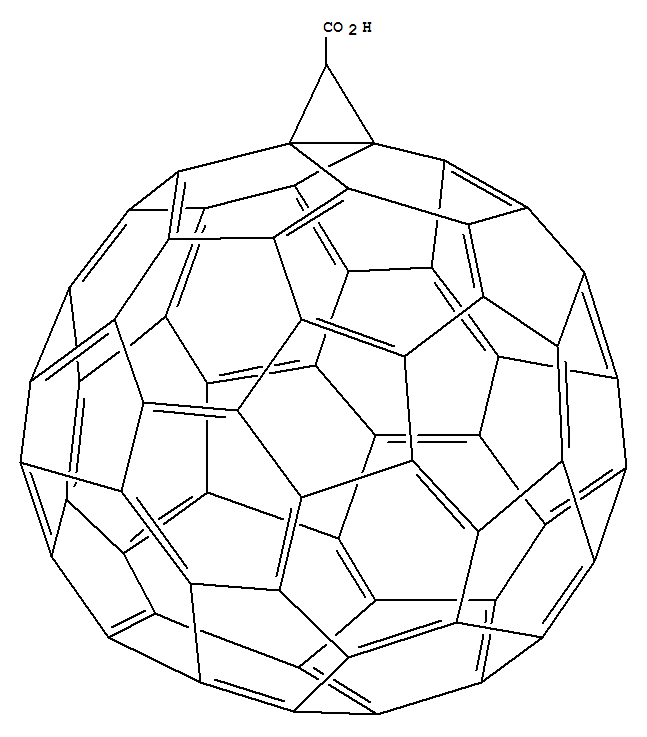 Structure of (1,2-METHANOFULLERENE C60)-61-CARBOXYLIC ACID