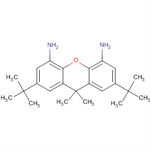 9H-Xanthene-4,5-diamine, 2,7-bis(1,1-dimethylethyl)-9,9-dimethyl-结构式