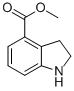 Structure of 2,3-DIHYDRO-1H-INDOLE-4-CARBOXYLIC ACID METHYL ESTER HYDROCHLORIDE