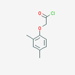 Structure of 2-(2,4-dimethylphenoxy)acetyl Chloride