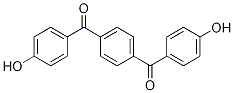 [4-(4-Hydroxy-benzoyl)-phenyl]-(4-hydroxy-phenyl)-methanone结构式