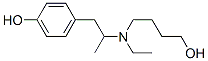 4-(2-(Ethyl(4-hydroxybutyl)amino)propyl)phenol结构式