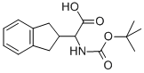 Structure of TERT-BUTOXYCARBONYLAMINO-INDAN-2-YL-ACETIC ACID