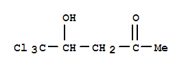 5,5,5-trichloro-4-hydroxypentan-2-one结构式