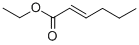 Structure of ethyl hex-2-enoate