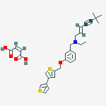 Structure of NB 598 Maleate