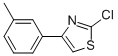 2-CHLORO-4-(3-METHYLPHENYL)THIAZOLE结构式